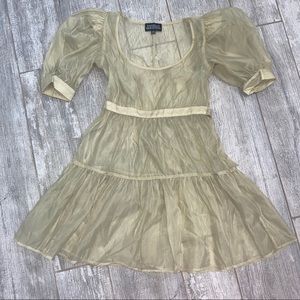 Danielle Bernstein sheer FESTIVAL dress! 💛